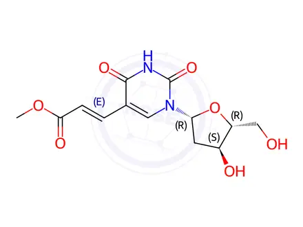 Chemical structure of Brivudine Impurity 100