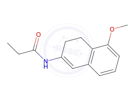 Chemical structure of N-(3,4-Dihydro-5-methoxy-2-naphthalenyl)propanamide