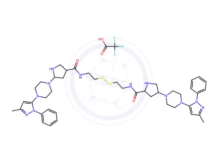 Chemical structure of Teneligliptin impurity 33