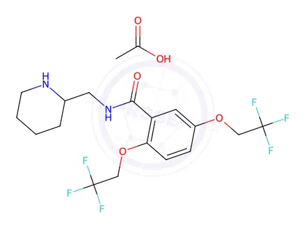 Chemical structure of Flecainide Acetate