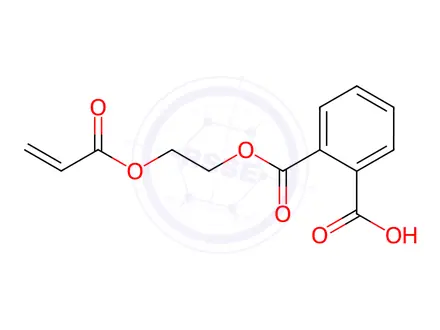 Chemical structure of MONO-2-ACRYLOYLOXYETHYL PHTHALATE