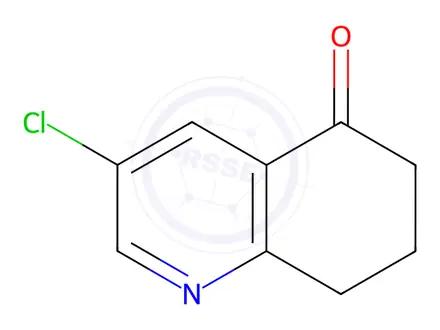 Chemical structure of 3-Chloro-7,8-dihydroquinolin-5(6H)-one