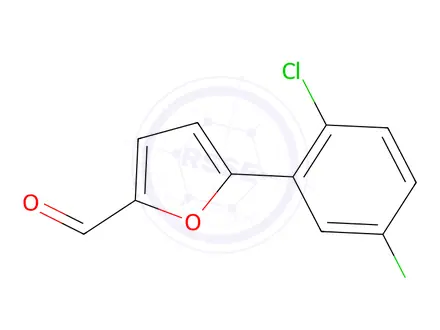 Chemical structure of 5-(2,5-dIchlorophenyl)furfural