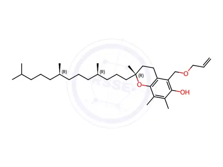 Chemical structure of Allyloxy-DL-α-tocopherol, tech-85