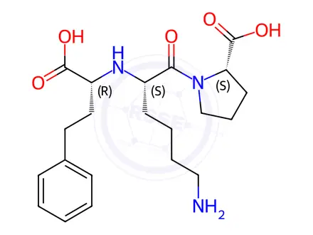 Chemical structure of Lisinopri EP Impurity E