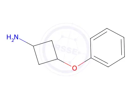 Chemical structure of 3-Phenoxycyclobutan-1-amine