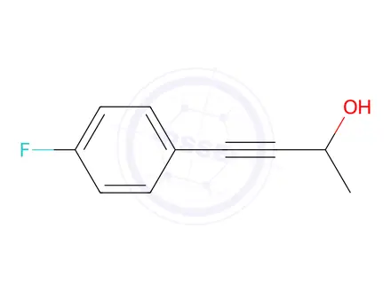 Chemical structure of 3-Butyn-2-ol,4-(4-fluorophenyl)-(9CI)