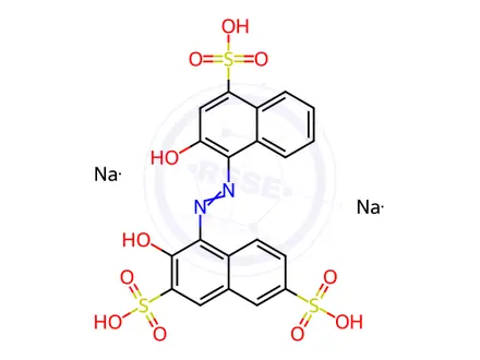 Chemical structure of Hydroxy Naphthol Blue Disodium
