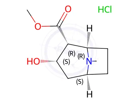 Chemical structure of Ecgonine methyl ester hydrochloride
