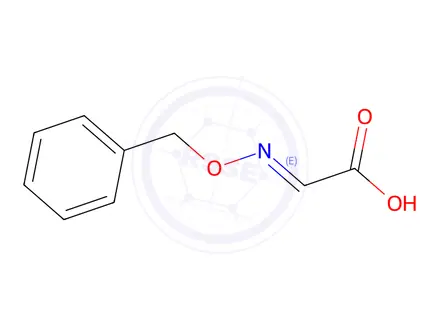 Chemical structure of 2-Phenylmethoxyiminoacetic Acid