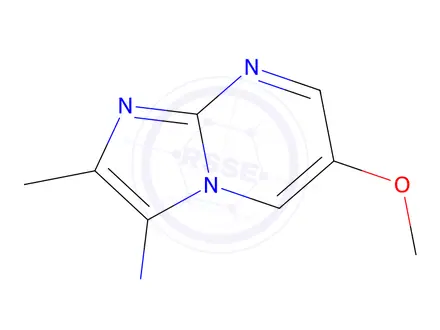 Chemical structure of 6-Methoxy-2-methylimidazo[1,2-a]pyrimidin-3-amine