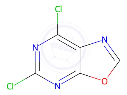 Chemical structure of 5,7-Dichloro-oxazolo[5,4-d]pyrimidine