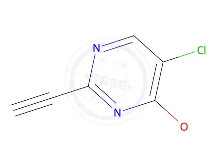 Chemical structure of 5-Chloro-2-ethynyl-4-methoxypyrimidine