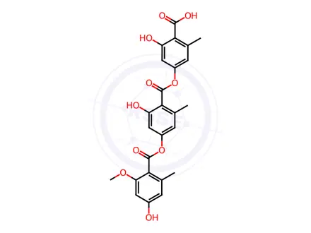 Chemical structure of umbilicaric acid