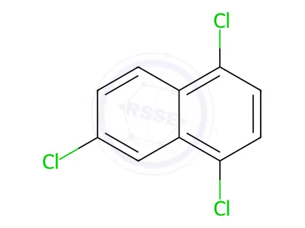 Chemical structure of 1,4,6-Trichloronaphthalene