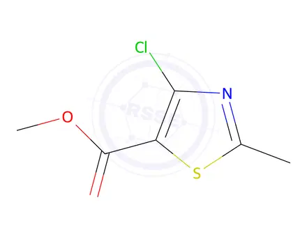 Chemical structure of methyl 4-chloro-2-methyl-1,3-thiazole-5-carboxylate