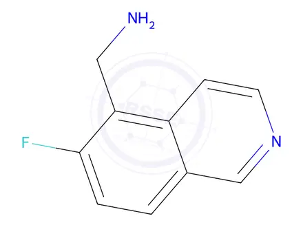 Chemical structure of (6-Fluoroisoquinolin-5-yl)methanamine
