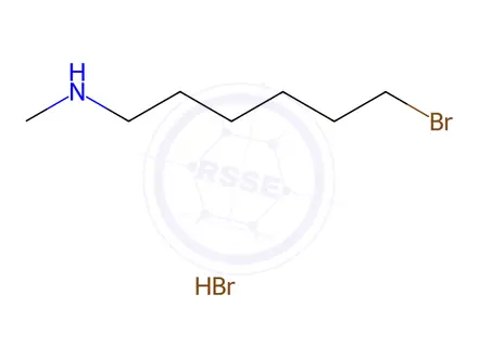 Chemical structure of 6-Bromo-N-methyl-1-Hexanamine Hydrobromide