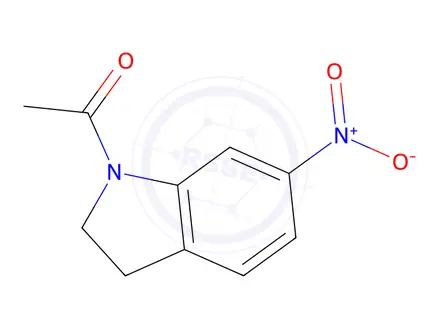 Chemical structure of 1-(6-Nitroindolin-1-yl)ethanone