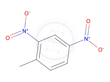 Chemical structure of 2,4-Dinitrotoluene