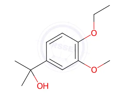 Chemical structure of 2-(4-Ethoxy-3-methoxyphenyl)propan-2-ol