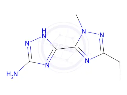 Chemical structure of 5'-Ethyl-2'-methyl-1h,2'h-[3,3'-bi(1,2,4-triazol)]-5-amine