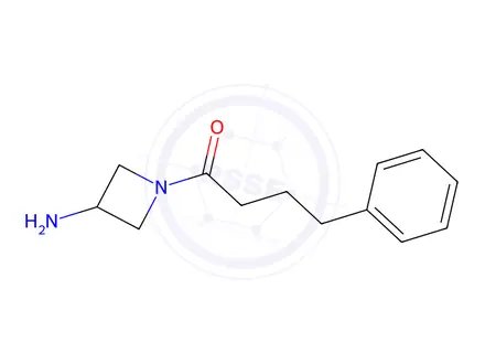 Chemical structure of 1-(3-aminoazetidin-1-yl)-4-phenylbutan-1-one