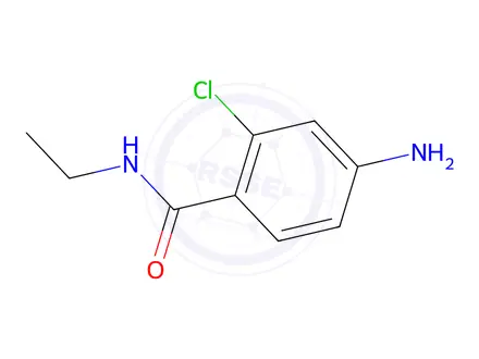 Chemical structure of 4-Amino-2-chloro-n-ethylbenzamide