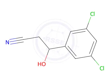 Chemical structure of 3-(3,5-Dichlorophenyl)-3-hydroxypropanenitrile