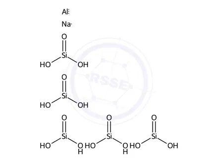 Chemical structure of Mordenite
