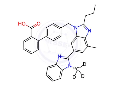 Chemical structure of Telmisartan Impurity 154