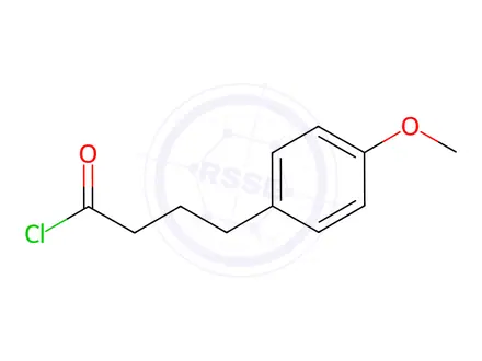 Chemical structure of 4-(4-Methoxyphenyl)butyrylchloride
