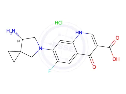 Chemical structure of Sitafloxacin impurity 82