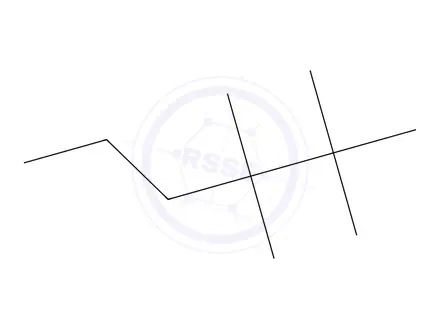 Chemical structure of 2,2,3,3-tetramethylhexane