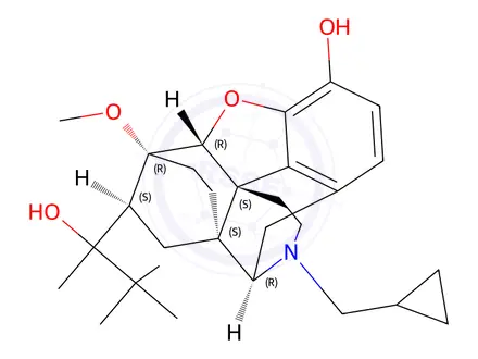 Chemical structure of 7-(S)-Buprenorphine