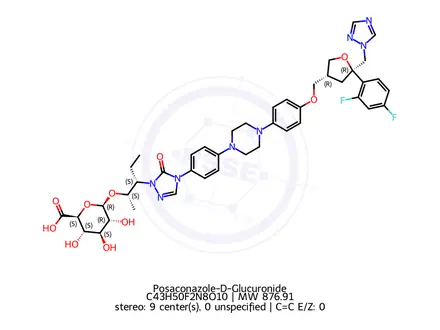 Chemical structure of Posaconazole Impurity 189