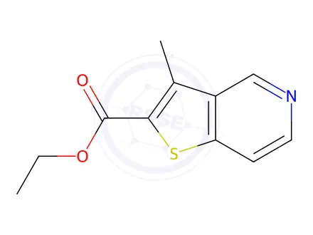 Chemical structure of ethyl 3-Methylthieno[3,2-c]pyridine-2-carboxylate