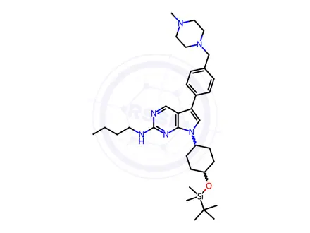 Chemical structure of MRX 2843 Impurity 100