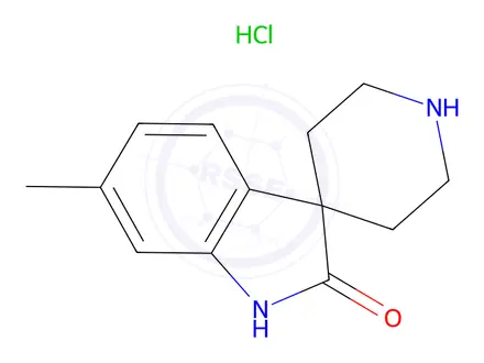 Chemical structure of 6-Methylspiro[indoline-3,4'-piperidin]-2-one hydrochloride