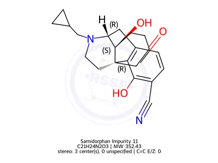 Chemical structure of Samidorphan Impurity 52
