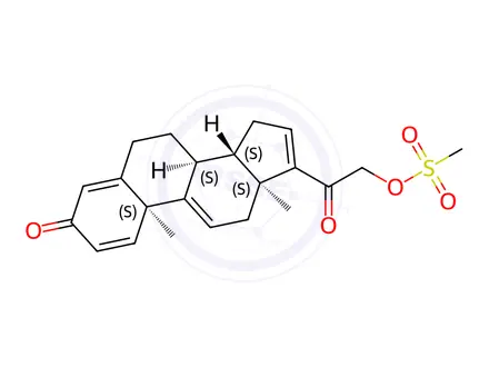 Chemical structure of Budesonide Impurity 200