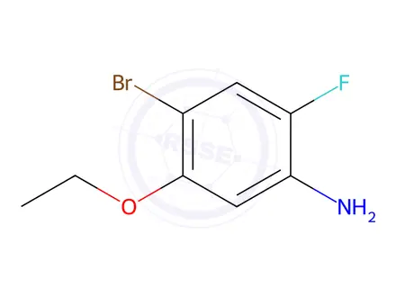 Chemical structure of 4-bromo-5-ethoxy-2-fluoroaniline