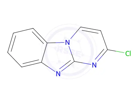 Chemical structure of 11-chloro-1,8,10-triazatricyclo[7.4.0.02,7]trideca-2(7),3,5,8,10,12-hexaene