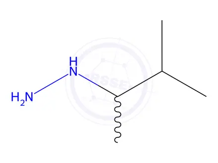 Chemical structure of (3-methylbutan-2-yl)hydrazine dihydrochloride