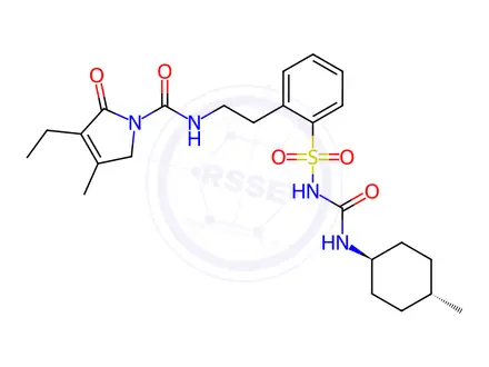 Chemical structure of Glimepiride-Impurity I
