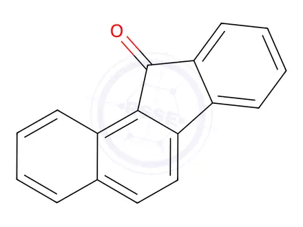 Chemical structure of 11H-Benzo[a]fluoren-11-one