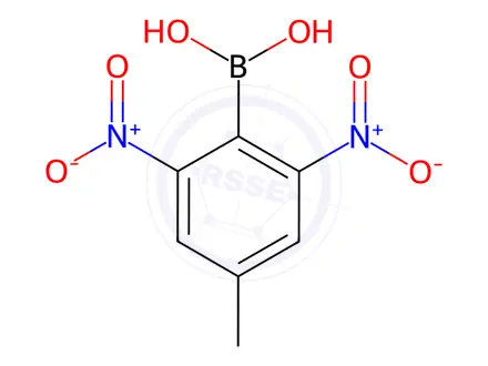 Chemical structure of (4-Methyl-2,6-dinitrophenyl)boronic acid