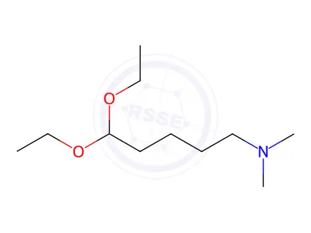 Chemical structure of 5-(Dimethylamino)pentanal diethyl acetal