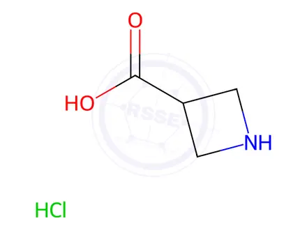 Chemical structure of Azetidine-3-carboxylic acid hydrochloride
