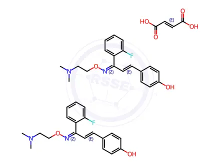 Chemical structure of Eplivanserin Hemifumarate